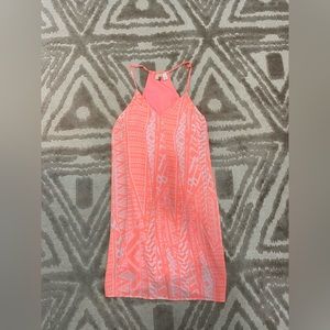 Halter stewpot shift dress
